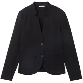 Tom Tailor 1038703 Ottoman Structure Blazer Deep Black XS