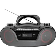 Soundmaster SCD8300SW CD-Radio Boombox, Schwarz
