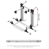 By Just4camper Br-Systems Bike-Lift Short Rail Heck-Fahrradträger 2 E-Bikes o. 3 Fahrräder bis 60kg Camping Wohnwagen