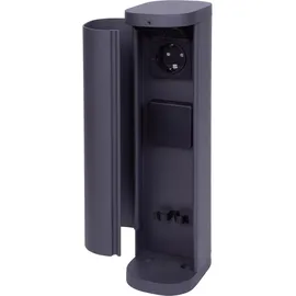 Novatool Steckdosenleiste 2-fach Anthrazit 2 St.