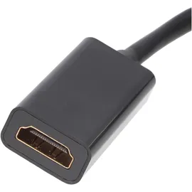 goobay DisplayPort auf HDMI Adapter 0,1 m Schwarz