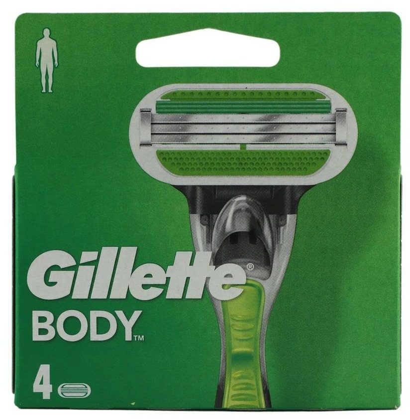 Preisvergleich Produktbild Gillette Rasierklingen Body 4 er Klingen