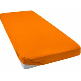bellana Spannbettlaken Jersey 90 x 200 - 140 x 200 - 180 x 200 cm orange