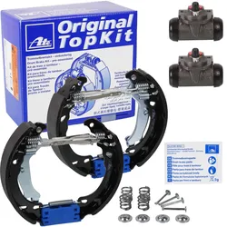 Ate Topkit Bremsbacken-satz Vormontiert Für Audi 80 B4 C4 Vw Caddy 2 Passat 35i: Bremsbackensatz Bosch: 0204114634 Brembo: K85032 Ferodo: Fmk584 Meyle