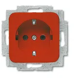 Busch-Jaeger Steckdoseneinsatz 20 EUC-217-101 Rot 1 St.