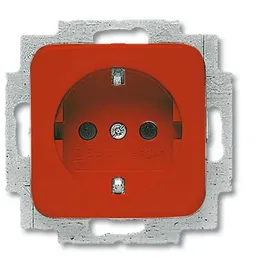 Busch-Jaeger Steckdoseneinsatz 20 EUC-217-101 Rot 1 St.