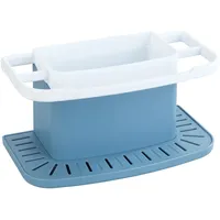 Wenko Spülbeckenorganizer Cosmo 21 x 11,5 x 11 cm Blau