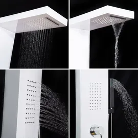 Home Deluxe Duschpaneel CASCATA weiß