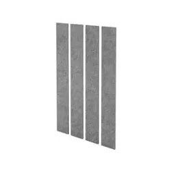 Wandelement Akustik grau HAMMERBACHER VAWP200/5 200x25x2,5