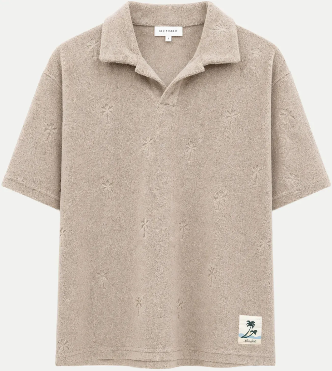 Polohemd aus Frottee Thomas Beige S