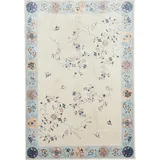 Gino Falcone Cherina Webteppich 160 x 230 cm Blau/Silber