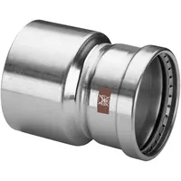 Viega Reduzierstück mit SC Temponox XL 1715.1XL in 76,1x42mm Stahl nichtrostend