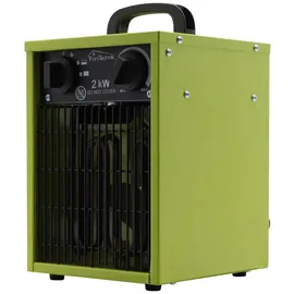 Tronitechnik TroniTechnik® TT-EIH-152 Heizgerät Heizlüfter Heizung 2.000 Watt, Tragegriff, Stahl, stufenloses Thermostat, 2 Heizstufen