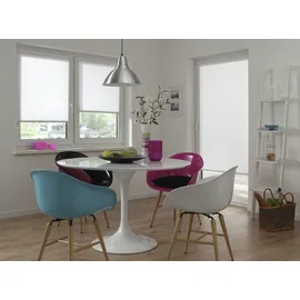 Deco Company Klemmrollo Uni 95 x 150 cm Weiß