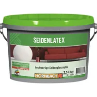 HORNBACH Latexfarbe Seidenlatex weiß 2,5 l