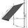 Quick Star Klemmmarkise 250 x 130 cm grau