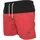 URBAN CLASSICS Badeshorts in blk/red | Gr.: XL