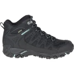 MERRELL Damen Wanderschuhe ACCENTOR SPORT MID GTX, BLACK/AQUIFER, 42