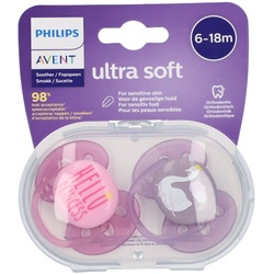 Avent Schnuller Ultra Soft 6-18 Monate (Farbe nicht wählbar)