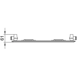 Kermi Flachheizkörper Typ 10 600 x 412 mm 241 W weiß