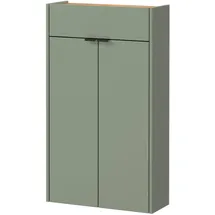 Tchibo Mehrzweckschrank 56 x 97 x 22 cm grün/schwarz