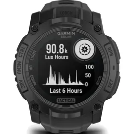 Garmin Instinct 3 Solar 50 mm Tactical Edition Schwarz