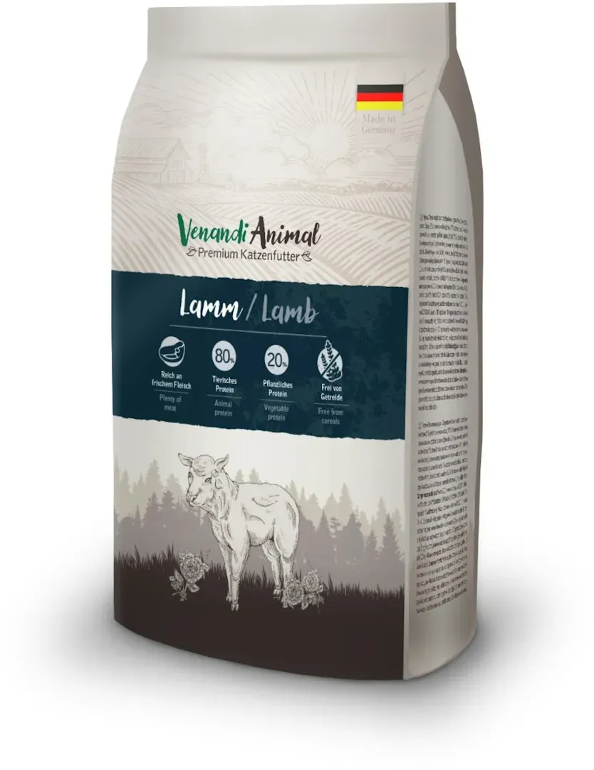 VenandiAnimal Lamm Katzentrockenfutter 1,5 Kilogramm