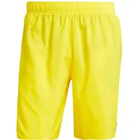 Adidas Herren Solid CLX Classic-Length Swim Shorts Badehose, Yellow/Black, M