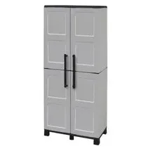 LINEA IDEA Idea Kunststoffschrank 68 x 169 x 37 cm grau