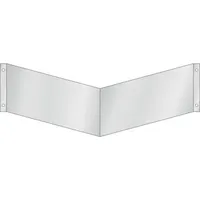 Industrial Quality Supplies Nasenschild Wandmontage für zwei Symbole groß,