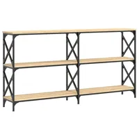 VidaXL Konsolentisch Sonoma-Eiche 156x28x80,5 cm Holzwerkstoff