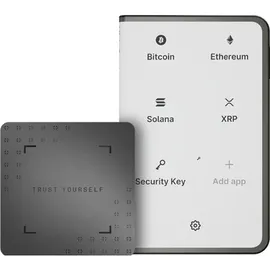 Ledger Stax Crypto Hardware-Geldbörse graphite + Recovery Key