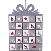 Mojawo Filz Adventskalender zum Befüllen Weihnachtskalender B49xL51cm