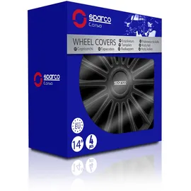 Sparco Treviso 14 Zoll 4 Stück Schwarz/Grau/Silber
