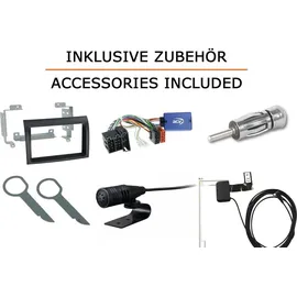 JUST SOUND best choice for caraudio ESX VMX700DAB Autoradio Einbaupaket für Fiat Ducato III Typ 250