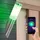 ETC Shop Wandleuchte RGB LED spritzwassergeschützt dimmbar Silber