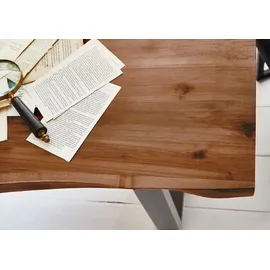sam möbel gmbh MILO 300 x 77 x 100 cm Akazie natur/beige