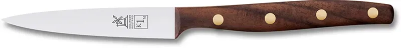 Windmühlenmesser Klassiker K1M - Officemesser 90 mm rostfrei Walnusswurzelholz