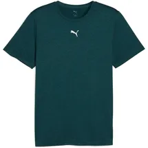 Puma Tad Essentials Heather Cat Tee grün M