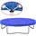 vidaXL Trampolinabdeckung PE 450 - 457 cm blau 90 g/m2