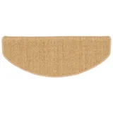 Pergamon Stufenmatte Natur Sisal Stufenmatten 15er-Set, Halbrund, Höhe: 6 mm 18 cm x 56 cm x 6 mm