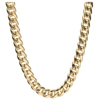 Luigi Merano Panzerkette Panzerkette, teilmassiv, Gold 585 goldfarben