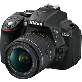 Nikon D5300 schwarz + AF-P DX 18-55mm VR