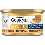 Gourmet Gold Katzenfutter-Mousse mit Truthahn 85 g