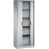 Californian Products CP Omnispace Rollladenschrank silber 4 Fachböden 80,0 x 42,0 x 198,0 cm