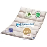 Vitaschlaf® BIO-LUXE-KBA  W5 - WARM 100% GÄNSE Organic Daunendecke Deutsche Qualität 220x240cm - Naturbelassen