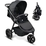 Mobiclinic Mobiclinic® kids, 3-rad-kinderwagen, Agnes, Geländereifen, Einhandlenker, 5-punkt-gurtsystem, Rückentasche, Sportlicher stil, Ein-klick-faltmechanismus, Xxl-korb, Bis zu 22 kg