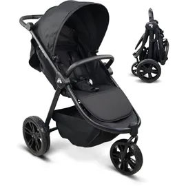 Mobiclinic Mobiclinic® kids, 3-rad-kinderwagen, Agnes, Geländereifen, Einhandlenker, 5-punkt-gurtsystem, Rückentasche, Sportlicher stil, Ein-klick-faltmechanismus, Xxl-korb, Bis zu 22 kg