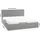 FEDVE Polsterbett Doppelbett Riberia Slim Bett mit Bettkasten 140x200 - Dunkelgrau