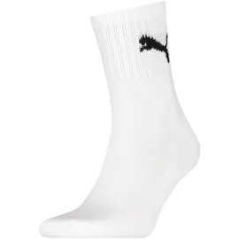Puma Short Crew Tennissocken 6er Pack Weiß/Grau 43-46